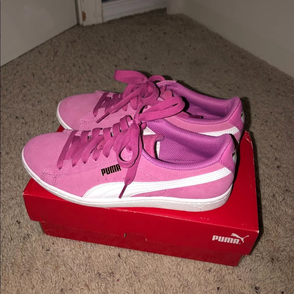 Puma sneakers.